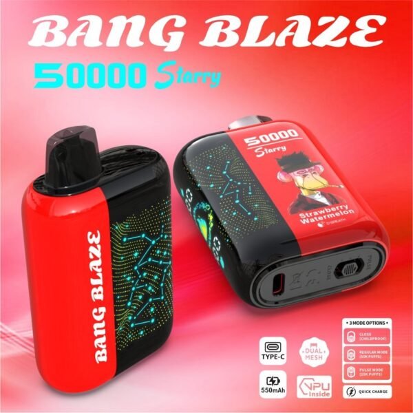 2.jpg Bang Blaze Starry 50000 Puffs – Menj tovább, pörögj hosszabban! – termékkép