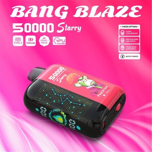 7.jpg Bang Blaze Starry 50000 Puffs – Menj tovább, pörögj hosszabban! – termékkép