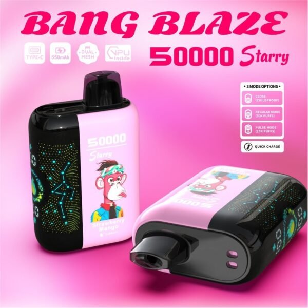 8.jpg Bang Blaze Starry 50000 Puffs – Menj tovább, pörögj hosszabban! – termékkép
