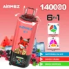 Airmez-140K-Puffs-7.webp Airmez 140K Puffs 140000 6-in-1 Nagykereskedelmi Eldobható E-Cigaretta – Prémium Vaping Élmény Kiváló Árban – termékkép