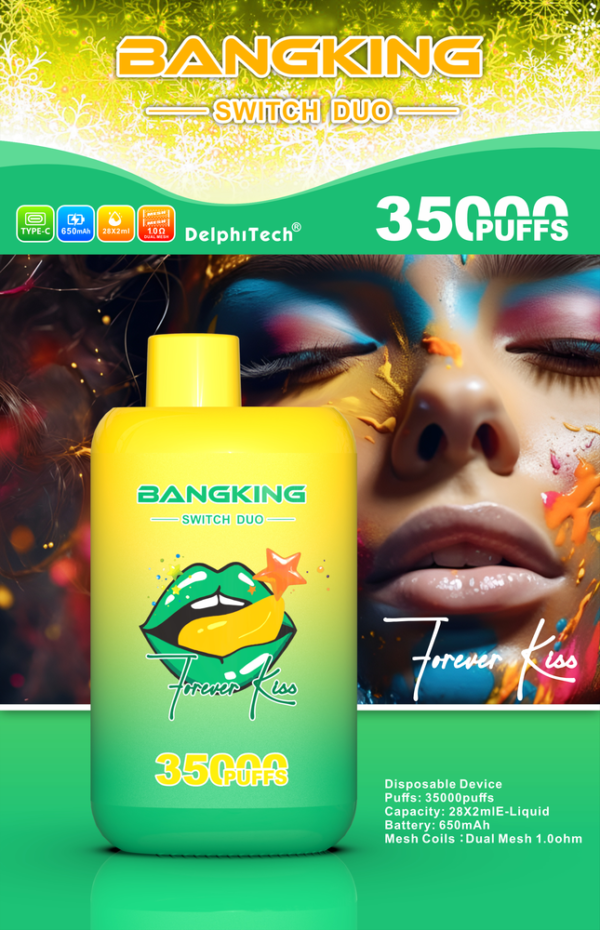Bang Switch Duo 35000 Puffs - Egyszer használatos Vape Két Íz Kombinációval – termékkép