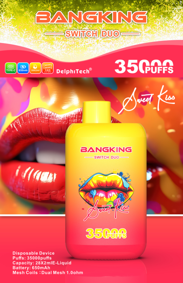 Bang Switch Duo 35000 Puffs - Egyszer használatos Vape Két Íz Kombinációval – termékkép