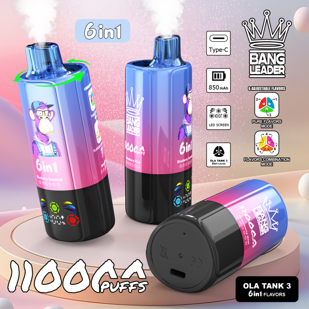 Bang Leader 110K 110000 Puffs – 6 íz egy készülékben - Nebulux Vape
