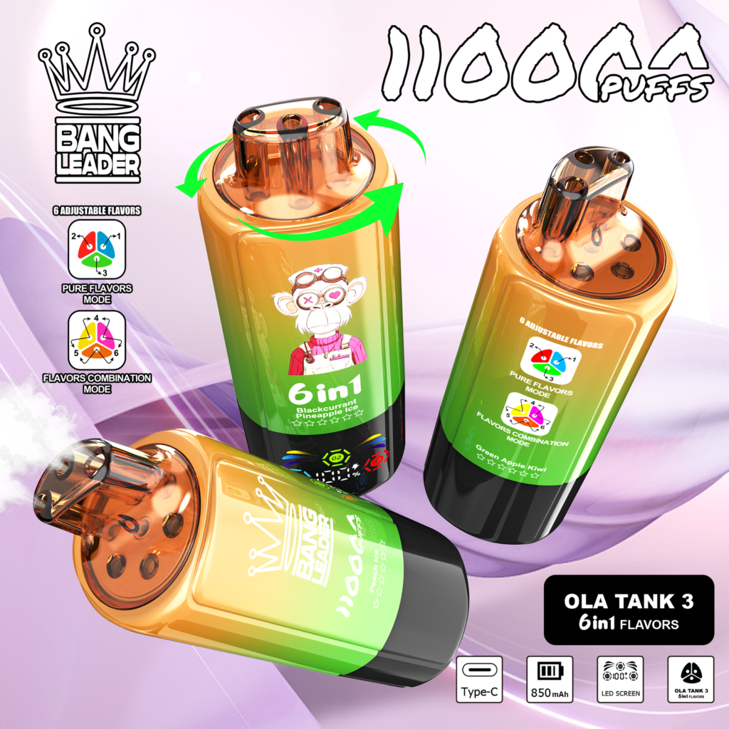 Bang Leader 110K 110000 Puffs – 6 íz egy készülékben - Nebulux Vape