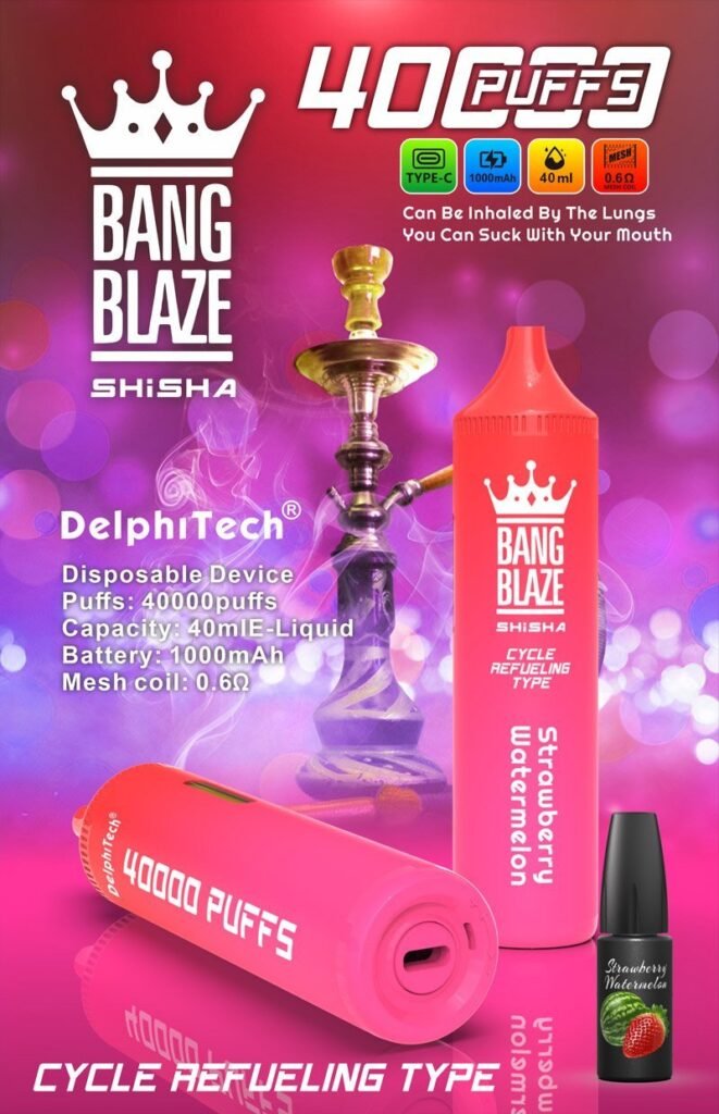 Bang Blaze Shisha 40K Puffs - Az Élmény, Amire Vágytál! - Nebulux Vape