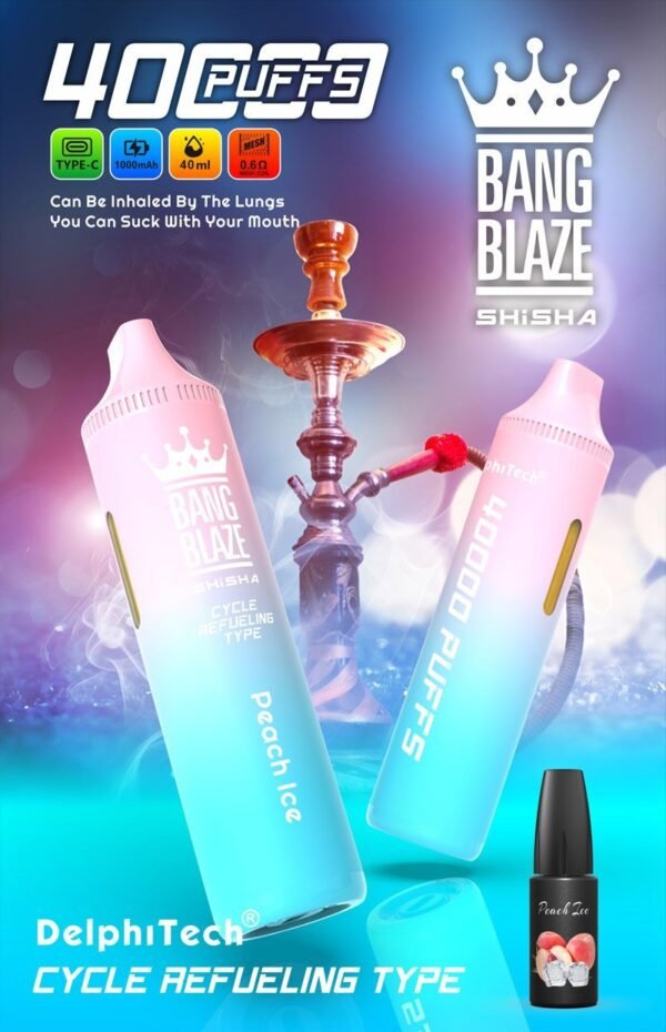 Bang-Blaze-40000-Puffs-6.jpg Bang Blaze Shisha 40K Puffs - Az Élmény, Amire Vágytál! – termékkép