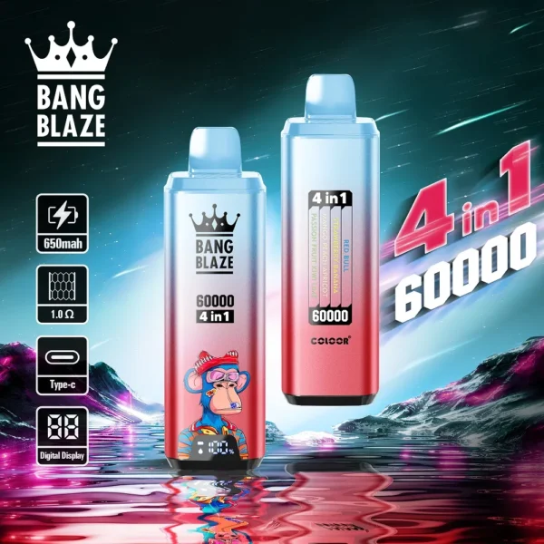 Bang-Blaze-60000-PUFFS-5.webp Bang Blaze 60000 Puffs 4 az 1-ben Aromás Vape – Egyszer használatos Vape – termékkép