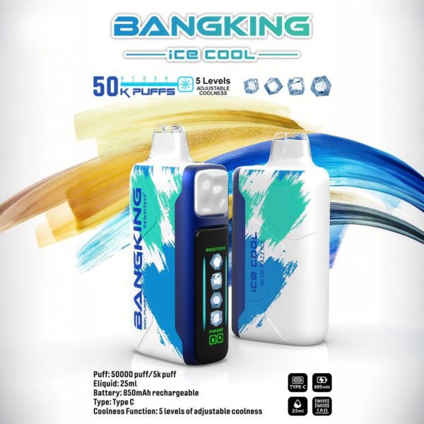 Bang King Ice Cool 50000 - Eldobható Vape 50 000 fújással – termékkép