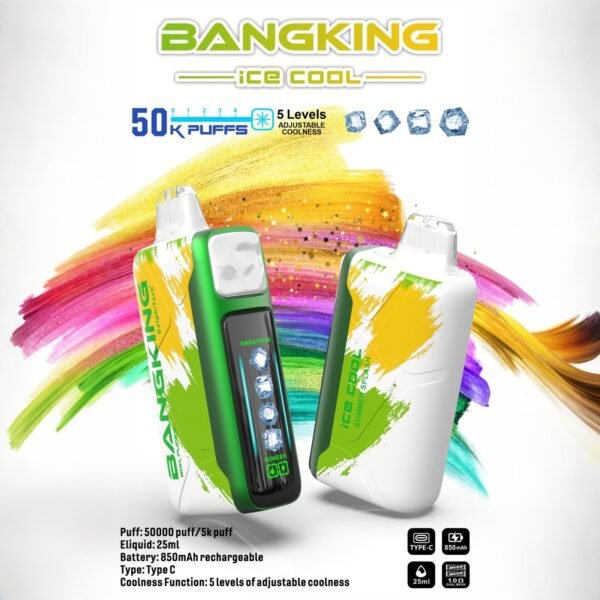 Bang King Ice Cool 50000 - Eldobható Vape 50 000 fújással – termékkép