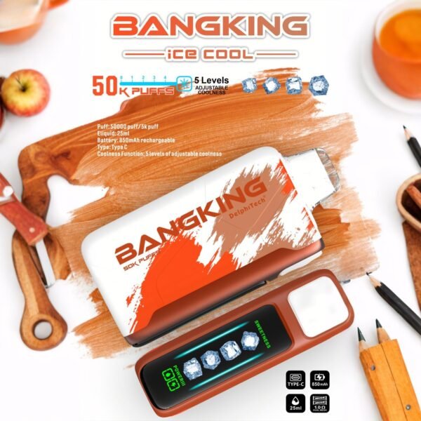 Bang King Ice Cool 50000 - Eldobható Vape 50 000 fújással – termékkép