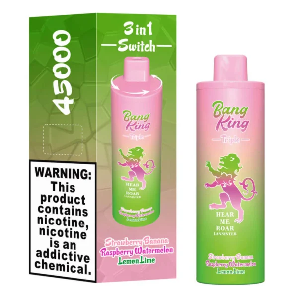 Bang-King-Triple-45000-4.webp Bang King Triple 45000 Puffs - Egyszeri Vape nagykereskedelemben – termékkép