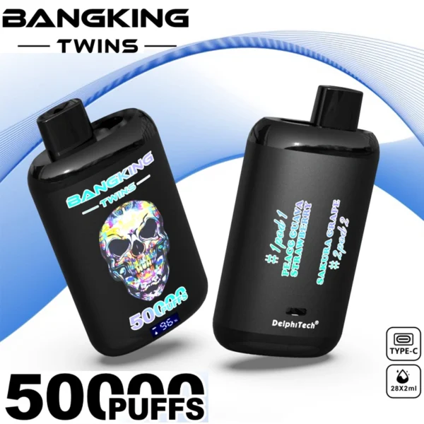 Bang-King-Twin-50000-Puffs-12.webp Bang King Twins 50000 Puffs – Kettős ízű, egyszer használatos vape nagykereskedelmi forgalmazásra – termékkép
