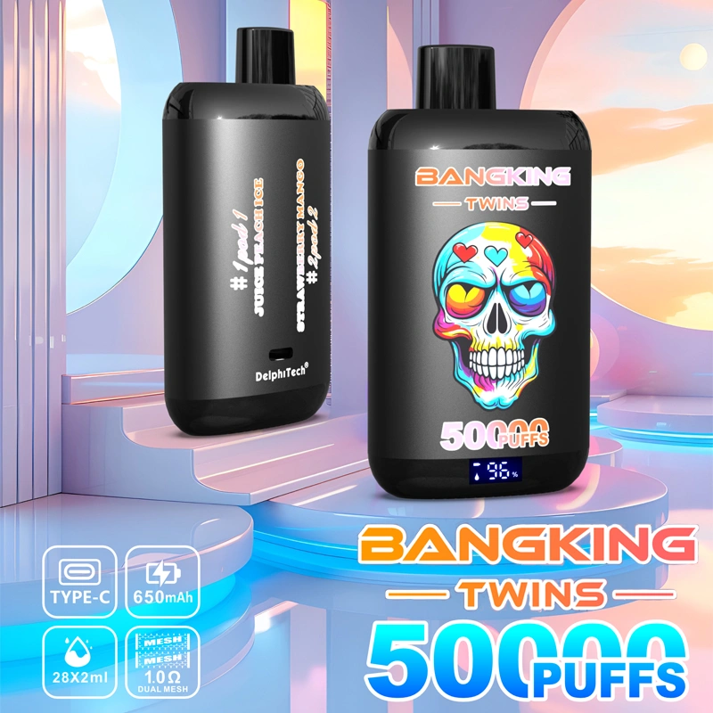 Bang King Twins 50000 Puffs – Kettős ízű, egyszer használatos vape nagykereskedelmi forgalmazásra - Nebulux Vape