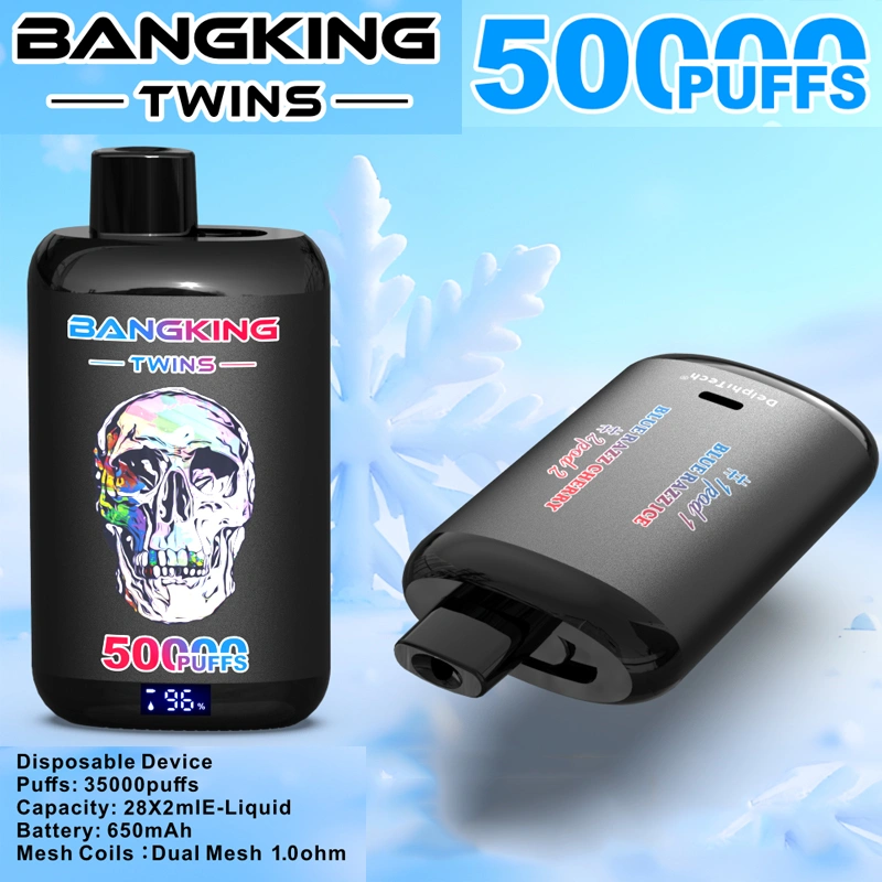 Bang King Twins 50000 Puffs – Kettős ízű, egyszer használatos vape nagykereskedelmi forgalmazásra - Nebulux Vape
