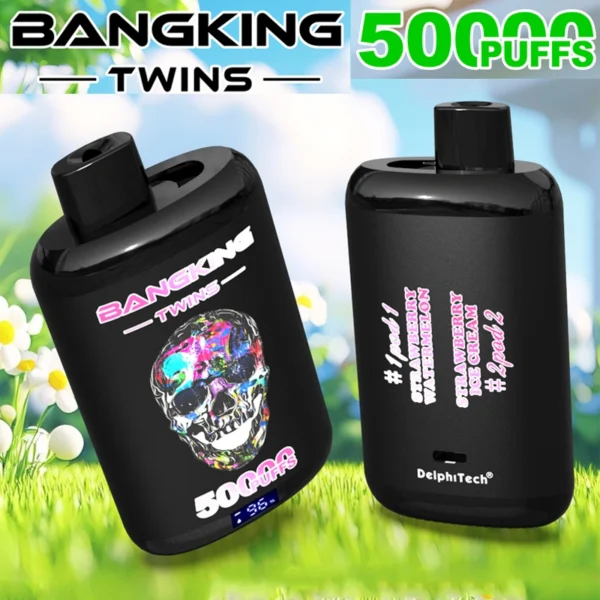 Bang-King-Twin-50000-Puffs-5.webp Bang King Twins 50000 Puffs – Kettős ízű, egyszer használatos vape nagykereskedelmi forgalmazásra – termékkép