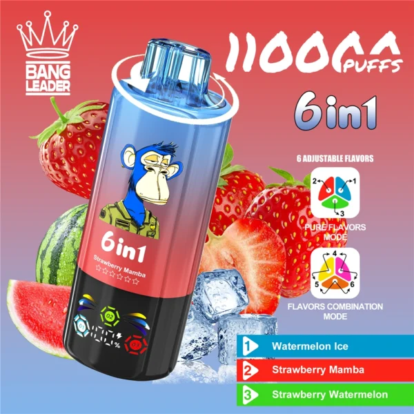 Bang-Leader-110000-Puffs-Disposable-Vape Bang Leader 110K 110000 Puffs – 6 íz egy készülékben – termékkép