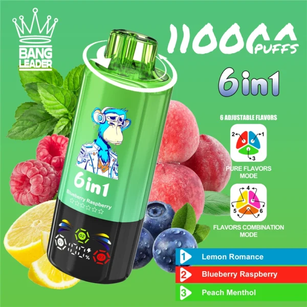 Bang-Leader-110000-Puffs-Disposable-Vape-Wholesale Bang Leader 110K 110000 Puffs – 6 íz egy készülékben – termékkép