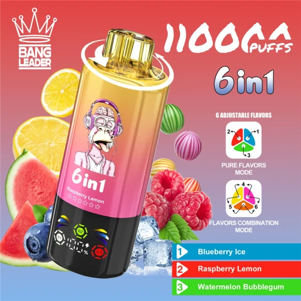 Bang-Leader-110k-Puffs-Disposable-Vape Bang Leader 110K 110000 Puffs – 6 íz egy készülékben – termékkép