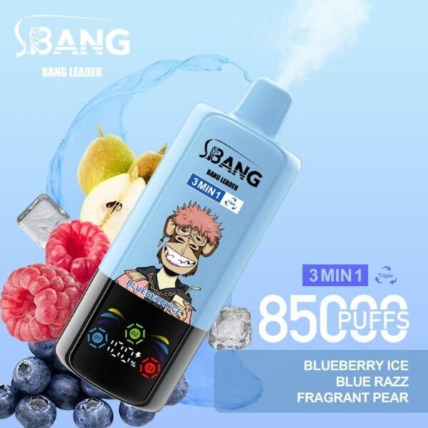 Bang-Leader-85000-puffs-10 Bang Leader 85K Puffs 3 in 1 – A három ízű, hosszú élettartamú vape élmény – termékkép