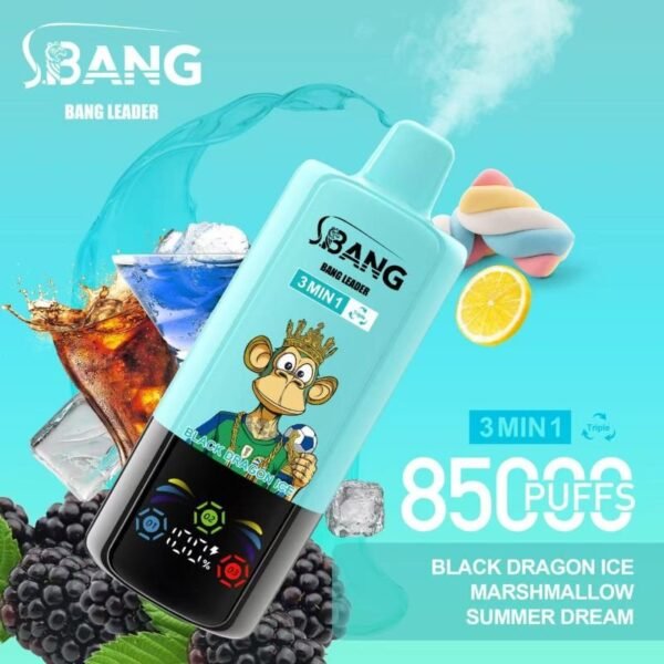 Bang-Leader-85000-puffs-12 Bang Leader 85K Puffs 3 in 1 – A három ízű, hosszú élettartamú vape élmény – termékkép