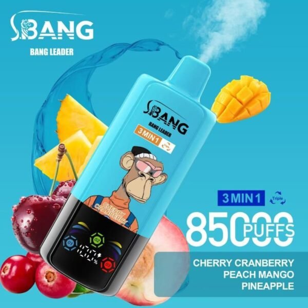 Bang-Leader-85000-puffs-13 Bang Leader 85K Puffs 3 in 1 – A három ízű, hosszú élettartamú vape élmény – termékkép