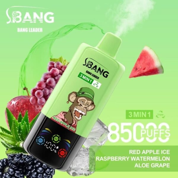 Bang-Leader-85000-puffs-14 Bang Leader 85K Puffs 3 in 1 – A három ízű, hosszú élettartamú vape élmény – termékkép