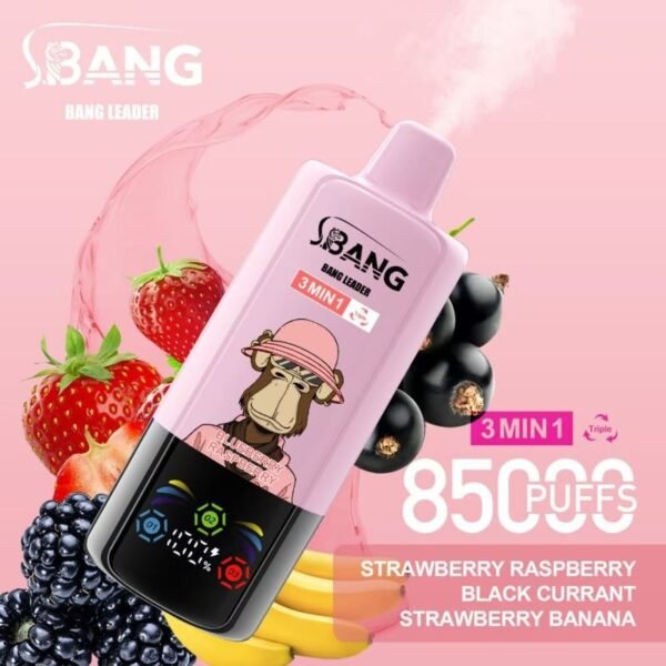 Bang-Leader-85000-puffs-16 Bang Leader 85K Puffs 3 in 1 – A három ízű, hosszú élettartamú vape élmény – termékkép