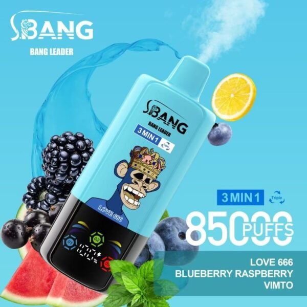 Bang-Leader-85000-puffs-2 Bang Leader 85K Puffs 3 in 1 – A három ízű, hosszú élettartamú vape élmény – termékkép