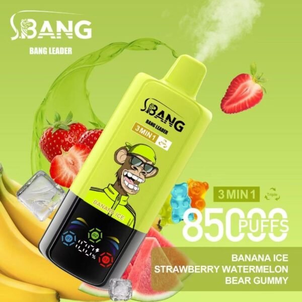Bang-Leader-85000-puffs-9 Bang Leader 85K Puffs 3 in 1 – A három ízű, hosszú élettartamú vape élmény – termékkép