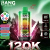 Bang-Legend-120000-120K-Puffs-5-in-1-Flavors-strawberry-kiwi-blueberry-watermelon-bear-fudge-blueberry-bubble-gum-sour-mango-pineapple.webp Bang Legend 120K Puffs – 5 az 1-ben Vaping, 120,000 Puff és Több Íz – termékkép