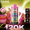 Bang-Legend-120000-120K-Puffs-5-in-1-Flavors-strawberry-kiwi-strawberry-banana-lychee-ice-watermelon-berry-passion-fruit-mango.webp Bang Legend 120K Puffs – 5 az 1-ben Vaping, 120,000 Puff és Több Íz – termékkép
