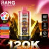 Bang-Legend-120000-120K-Puffs-5-in-1-Flavors-strawberry-watermelon-cantaloupe-apple-cola-ice-mango-peach-love-66.webp Bang Legend 120K Puffs – 5 az 1-ben Vaping, 120,000 Puff és Több Íz – termékkép