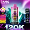 Bang-Legend-120000-120K-Puffs-5-in-1-Flavors-strawberry-watermelon-grape-ice-red-mojito-banana-ice-lemon-lime.webp Bang Legend 120K Puffs – 5 az 1-ben Vaping, 120,000 Puff és Több Íz – termékkép