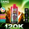 Bang-Legend-120000-120K-Puffs-5-in-1-Flavors-watermelon-ice-mixed-berries-apple-pear-blueberry-mint-summer-time.webp Bang Legend 120K Puffs – 5 az 1-ben Vaping, 120,000 Puff és Több Íz – termékkép