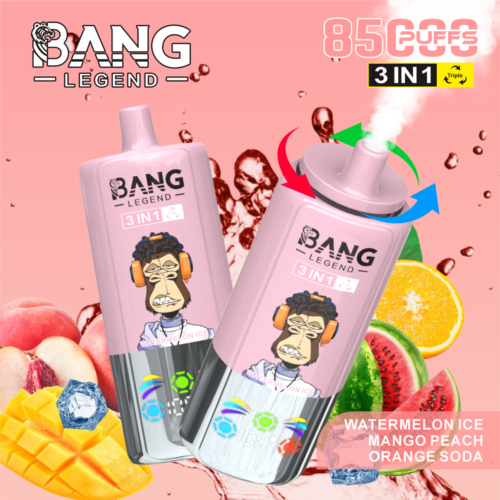 Bang-Legend-85000-Puffs-3-in-1-flavors-1.png Bang Legend 85,000 Puffs – 3 az 1-ben Ízek: A Tökéletes Élmény a Vaping Rajongóknak – termékkép