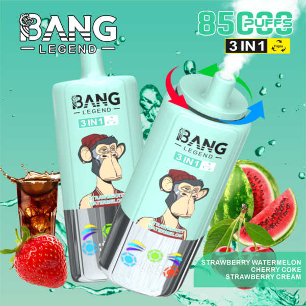 Bang-Legend-85000-Puffs-3-in-1-flavors-10.png Bang Legend 85,000 Puffs – 3 az 1-ben Ízek: A Tökéletes Élmény a Vaping Rajongóknak – termékkép