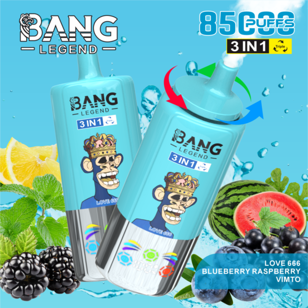 Bang-Legend-85000-Puffs-3-in-1-flavors-13.png Bang Legend 85,000 Puffs – 3 az 1-ben Ízek: A Tökéletes Élmény a Vaping Rajongóknak – termékkép