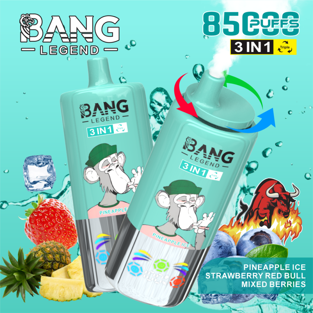 Bang Legend 85,000 Puffs – 3 az 1-ben Ízek: A Tökéletes Élmény a Vaping Rajongóknak - Nebulux Vape
