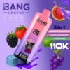 Bang_legend_110k_puffs_3in1_vape_strawberry_watermelon_grapes_blackberry_lime_romance Bang Legend 110K Puffs 3 az 1-ben Vape – Ultra hosszú élettartam, hálós tekercs, Type-C töltés, 12 ízkombó – termékkép