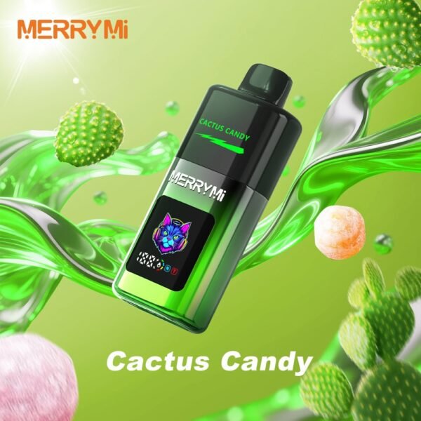 Cactus-Candys Merry Mi Mecha Pro 35000 Puffs – Smart Display kijelzős eldobható vape Turbo és Normal móddal – termékkép