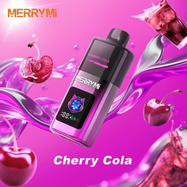 Cherry-Cola Merry Mi Mecha Pro 35000 Puffs – Smart Display kijelzős eldobható vape Turbo és Normal móddal – termékkép