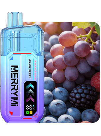 GRAPE-BERRY Merry Mi Mecha X 36000 Puffs Eldobható Vape – Turbo Mode & HD Display – termékkép