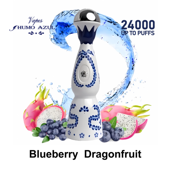 Humo Azul 24000 Puff Tölthető Egyszerhasználatos Vape – Luxus Dizájn, Mesh Coil, 2% Nikotin Só – termékkép