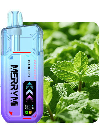 Miami-Mint Merry Mi Mecha X 36000 Puffs Eldobható Vape – Turbo Mode & HD Display – termékkép