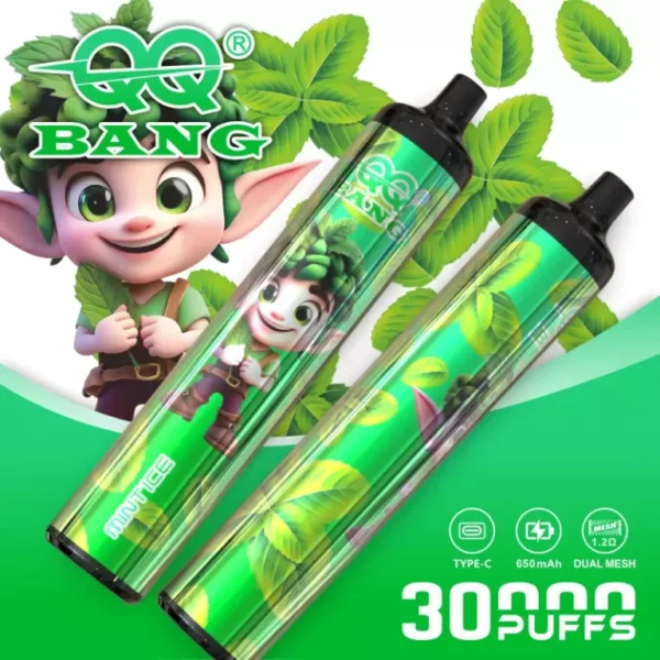 QQ-BANG-30000-Puffs-DSK083-30K-Rechargeable-Disposable-Vapes-6 🔥 QQ Bang 30K – 30 000 Puff Eldobható Vape | Crystal Pen Design, Egyszerű Hordozható Vape – termékkép