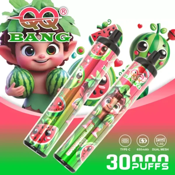 QQ-BANG-30000-Puffs-DSK083-30K-Rechargeable-Disposable-Vapes 🔥 QQ Bang 30K – 30 000 Puff Eldobható Vape | Crystal Pen Design, Egyszerű Hordozható Vape – termékkép