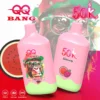 QQ BANG 50000 Puffs Watermelon Dragon Fruit QQ BANG 50000 Puffs Eldobható Vape – 50 000 Puff • Dual Mesh • Újratölthető – termékkép