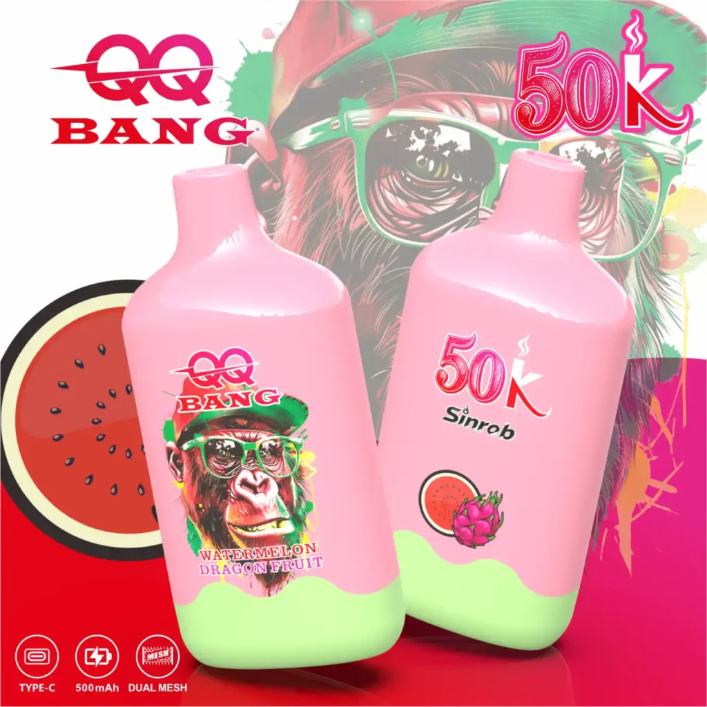 QQ BANG 50000 Puffs Eldobható Vape – 50 000 Puff • Dual Mesh • Újratölthető - Nebulux Vape