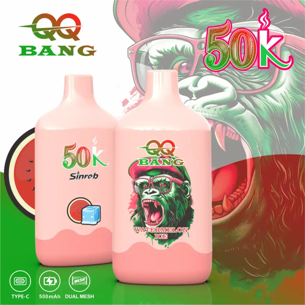 QQ BANG 50000 Puffs Eldobható Vape – 50 000 Puff • Dual Mesh • Újratölthető - Nebulux Vape