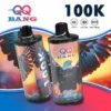 QQ-Bang-100K-Vape-Blueberry-Raspberry QQ BANG 100K Dual Mesh Vape – Újratölthető Eldobható Vape Készülék – termékkép